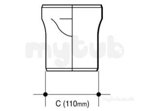 Channel Drainage -  Wavin Pvc Outlet 110mm Odour Trap