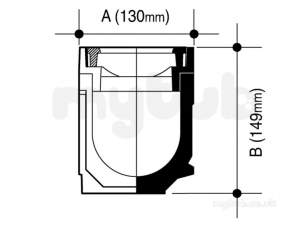 Channel Drainage -  Wavin Polychannel 100sks021 1m Flat