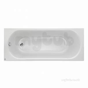 Acrylic Baths and Panels -  Opal 1700x700 0t No Grips Plus Tread Ol8800wh