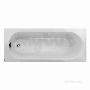 Acrylic Baths and Panels -  Opal 1700x700 0t No Grip 130l Plus Tread Ol8100wh