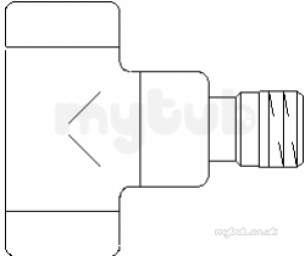 Oventrop Industrial Valves and Actuators -  Overtrop Rad Lockshield Valves Combi E 1166052ni