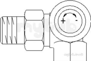 Oventrop Industrial Valves and Actuators -  Dbl Reg Funct Double Angle Right Dn15 1183461ni