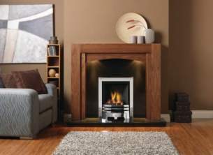 Katell Surrounds Hearths Mantels -  Katell Berlin 50 Inch Surrd Blk Wal Lights