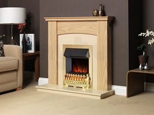 Katell Electric Suites -  Katell Derbyshire Suite Nat Oak 48 Inch S/s