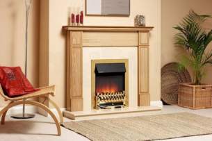 Katell Electric Suites -  Truro Brass Electric Suite Natural Oak