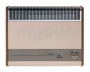Baxi Gas Fires and Wall Heaters -  Baxi Brazilia F8s Wall Heater Ng Oak