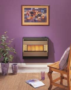 Robinson Willey Gas Fires and Wall Heaters -  R Willey Firegem Visa Highline Brown Ng