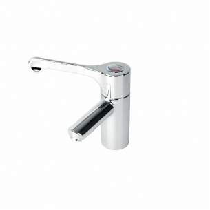 Twyfords Commercial Brassware -  Tmv3 Basin Mixer With Flexible Tails