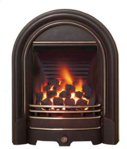 Be Modern Gas Fires -  Be-modern Abbey 120mm Coal Black