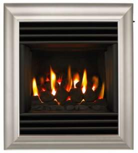 Valor Gas Fires and Wall Heaters -  Valor Homeflame Harmony Ng He Fire Slv