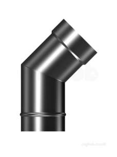 Flamco Brefco Supaflue Vit Enamel Flue -  Brefco Mt Blk 135 Bend No Door Ve 4