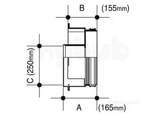 Osma Ultrarib -  12ur093 300 U/rib Reducr-300mm X 225mm S/s