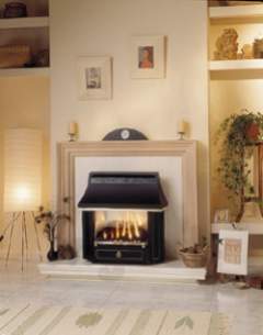 Valor Gas Fires and Wall Heaters -  Valor Black Beauty Slimline Lfe Ng