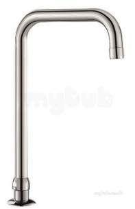 Delabie Brassware -  Delabie Swivelling Tubular Spout 22mm H.140mm L.150mm