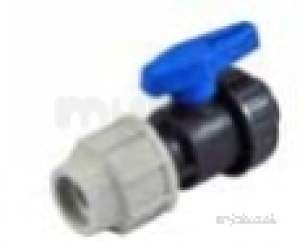 63mm 1379 compression pvc valve ball plasson