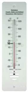 Brannan Thermometers -  Brannan 255mm White Wall Therm 14/390/3