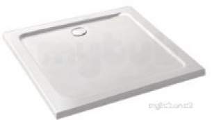 Eastbrook Showers -  Volente 760x760 Abs Stone Resin Tray Wh