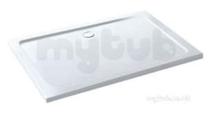 Eastbrook Showers -  Volente 1400x900 Abs Stone Resin Tray Wh