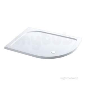 Eastbrook Showers -  Volente 1000x800rh Offs Quad Abs Tray Wh