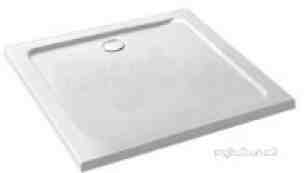 Eastbrook Showers -  Volente 1200 X 1200 Abs Stone Resin Tray White 158.692