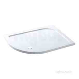 Eastbrook Showers -  Volente 1100x700 Left Hand Quad Abs Stone Resin Tray White 158.708