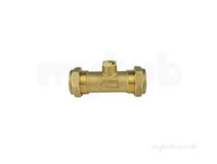 Filling Loop Non Return Valves Strainers -  22mm Dzr Brass Double Check Valve