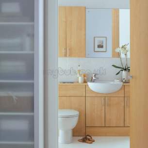 Ideal Standard Bathroom Furniture -  Ideal Standard Space E4664 800mm Wall Filler Pnl Maple