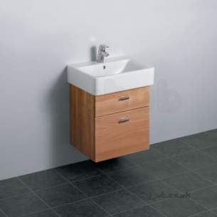 Ideal Standard Concept Furniture -  Ideal Standard Concept E6442uh W/h 350 Cube Unit Oak/wh