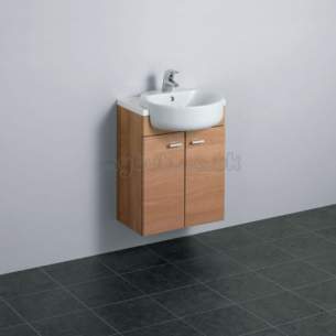 Ideal Standard Concept Furniture -  Ideal Standard Concept E6452sx W/h 500 Basin Unit D Wnut