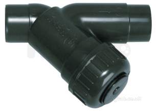 Georg Fischer Upvc Fittings and Valves Metric -  Georg Fischer Upvc Strainer Grey Spigot 305650 161305650