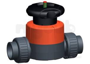 Georg Fischer Upvc Fittings and Valves Metric -  Georg Fischer Upvc 514 Diaphragm Valve Epdm 16 161514011