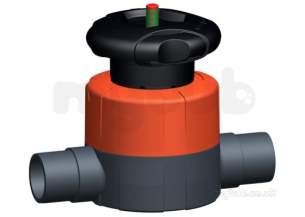 Georg Fischer Upvc Fittings and Valves Metric -  Georg Fischer Upvc Spigot Dia Valve Epdm 515418 25 161515013