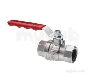 Pegler General Commercial Valves -  Pegler Pb500 Bspt Brass Ball Valve Red 80