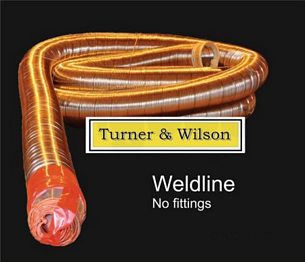 Turner and Wilson Flueliner and Packs -  T And W 7 Inch 175mm Flue Liner Mtr