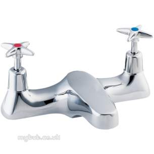 Deva Brassware -  Deva X Top Bath Filler Deck Mounted Cp