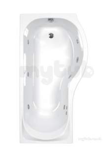 Eastbrook Baths -  Eastbrook Prado 1700 Right Hand 5mm C-lenda Whirlpool Sy1