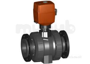 Georg Fischer Actuated Valves -  Georg Fischer Upvc Ea Bvlv 134 230/115v Epdm 90 199134350