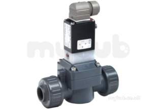 Georg Fischer Actuated Valves -  Georg Fischer Upvc Solenoid Valve 165 Epdm 230v 25 199165013