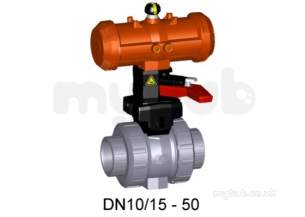 Georg Fischer Actuated Valves -  Georg Fischer Pa Ball Valve 234 Abs Epdm Fsc 1