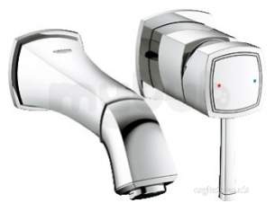 Grohe Spa Range -  Grohe Grandera Ohm Trimset Basn 2-h Wall 19929000