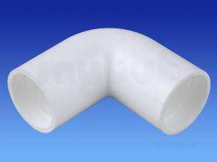 Osma Above Ground Drainage -  1c160w White Osma L-flow Elbow 1c160 W