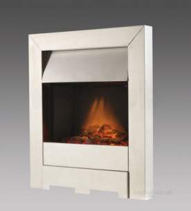 Katell Electric Suites -  Katell Malden Rc Elec Fire Brushed Steel