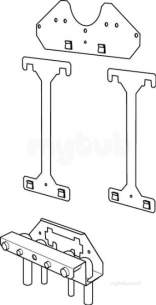 Glow Worm Domestic Gas Boilers -  G/worm Ultracom2 Pre Fixing Jig Kit