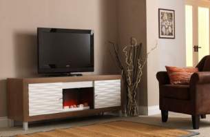 Katell Electric Suites -  Katell Media Unit 2kw Elec Fire Chnt/wht