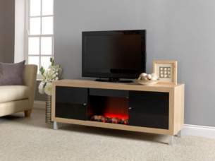 Katell Electric Suites -  Katell Media Unit 2kw Elec Fire Nat/blk