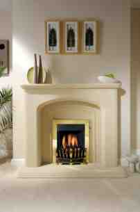 Robinson Willey Gas Fires and Wall Heaters -  Rw Supereco Slider Contemporary Brass Ng
