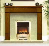 Be Modern Fire Surrounds -  48 Inch Wykeham Mantel Warm Oak 62626