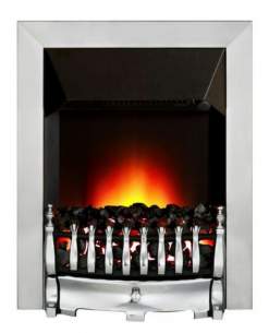 Valor Electric Fires -  Valor Blenheim Longlite Led Chrome Elec