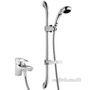 Pegler Luxury Bathroom Brassware -  Lusso Monobloc Bath/shower Mixer Cp/sc