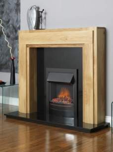 Flavel Gas Fires -  Flavel Ultiflame Contemp Black Fire Ng